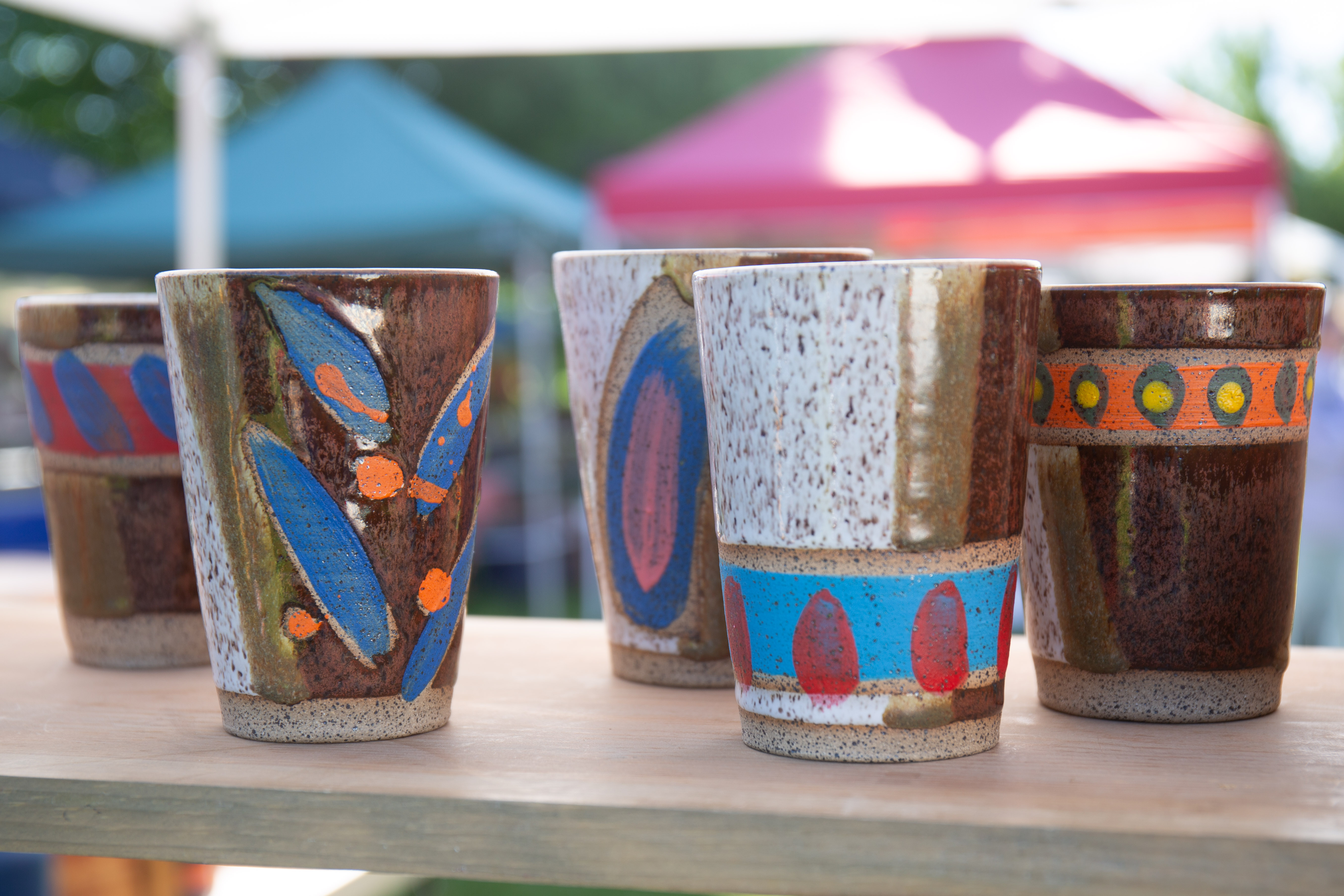 Painted cups